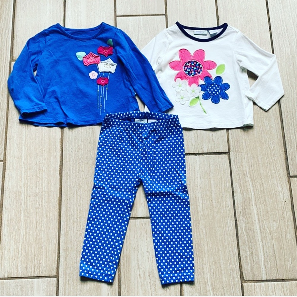 Long Sleeve Tees and Leggings Set